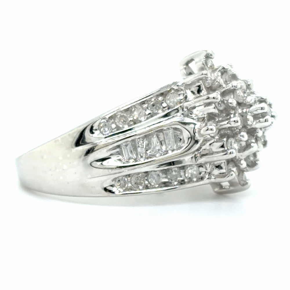 Estate 0.30cttw Diamond Cluster Ring