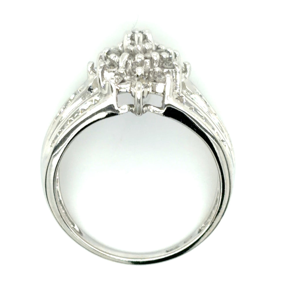 Estate 0.30cttw Diamond Cluster Ring