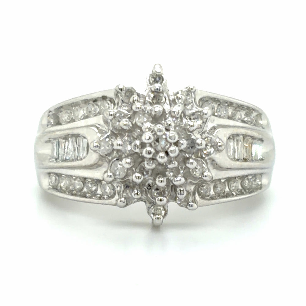 Estate 0.30cttw Diamond Cluster Ring