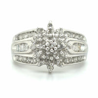 Estate 0.30cttw Diamond Cluster Ring