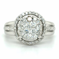 Estate 0.74cttw Diamond Cluster Ring