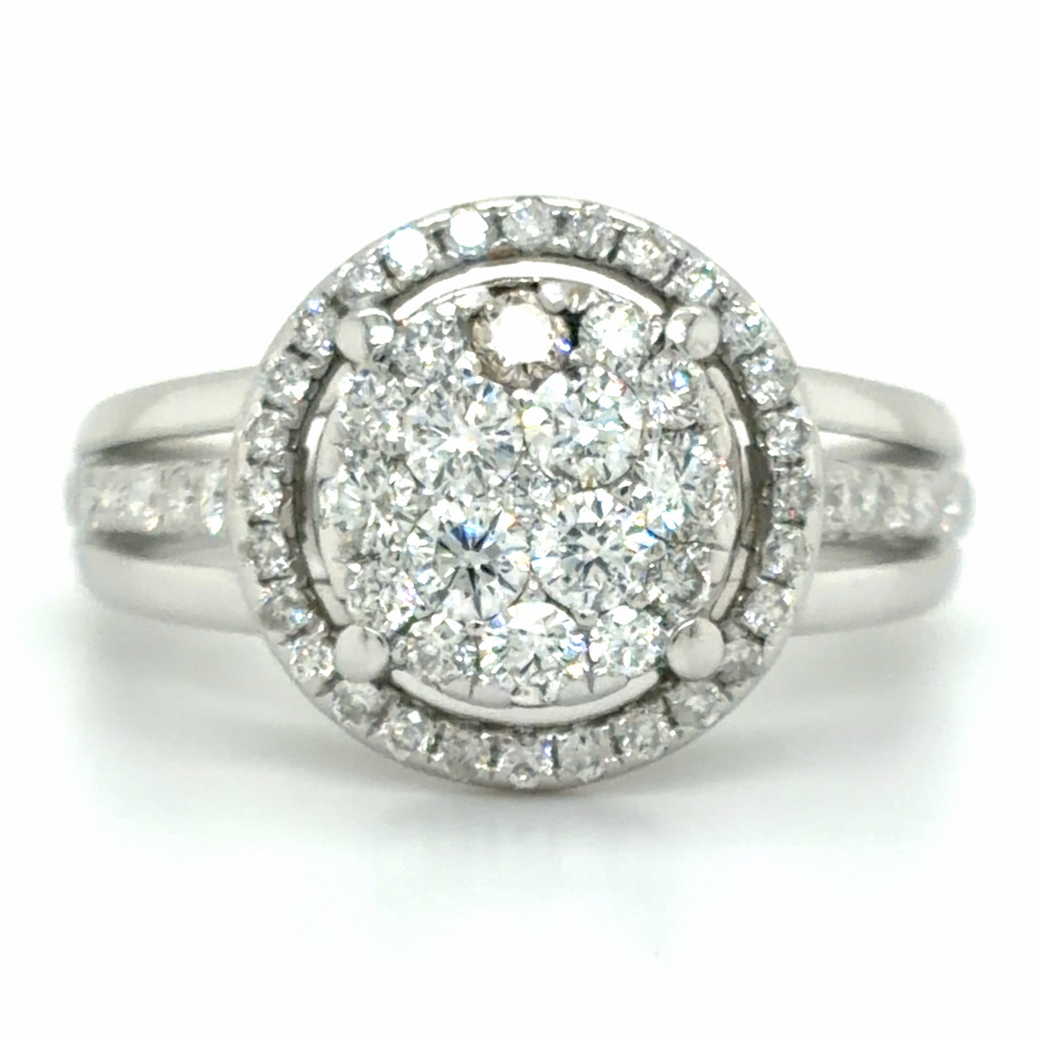 Estate 0.74cttw Diamond Cluster Ring