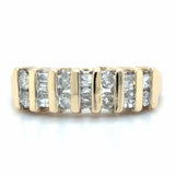 Estate 0.50cttw Diamond Bar Set Band
