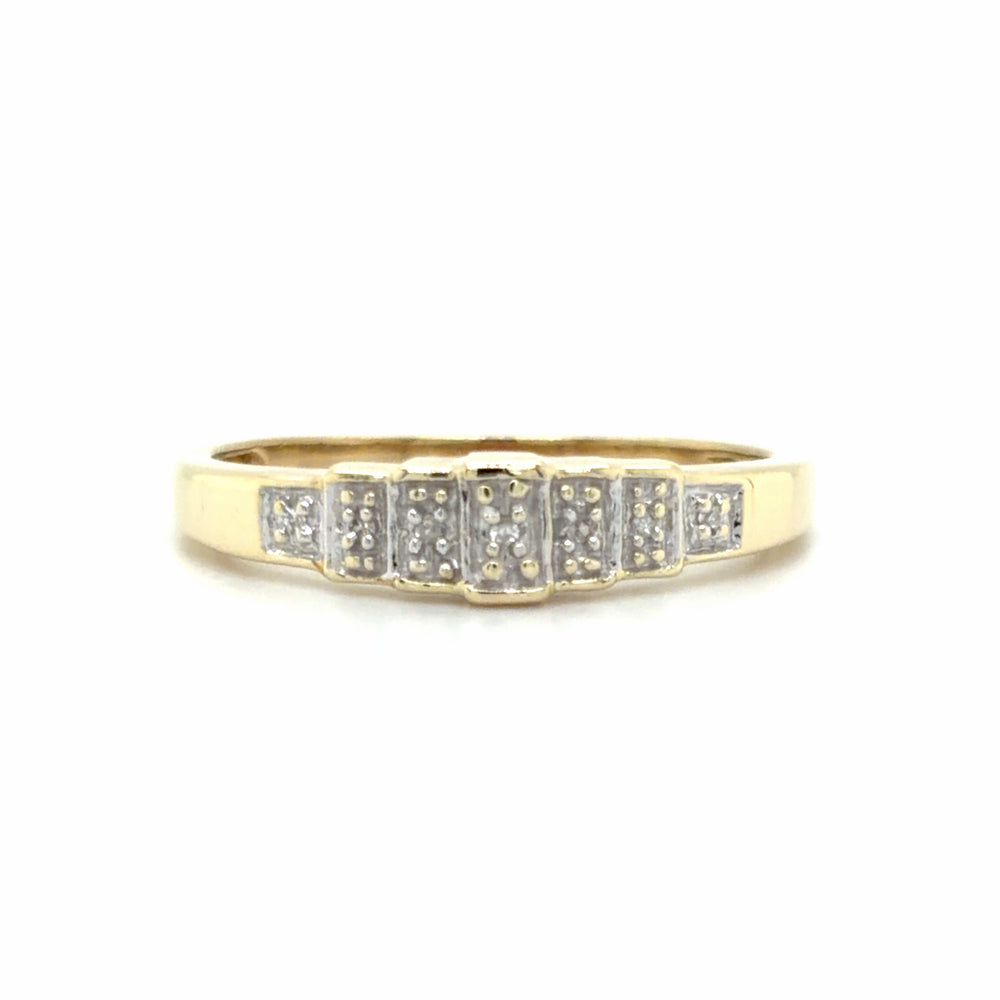 Estate 0.05cttw Diamond Fashion Ring