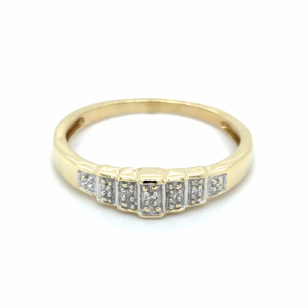 Estate 0.05cttw Diamond Fashion Ring