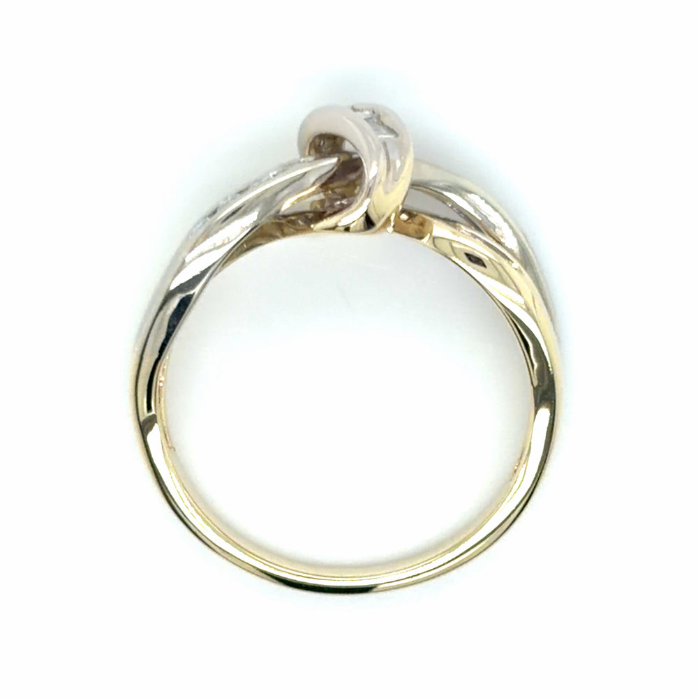 Estate Two-Tone Love Knot Band
