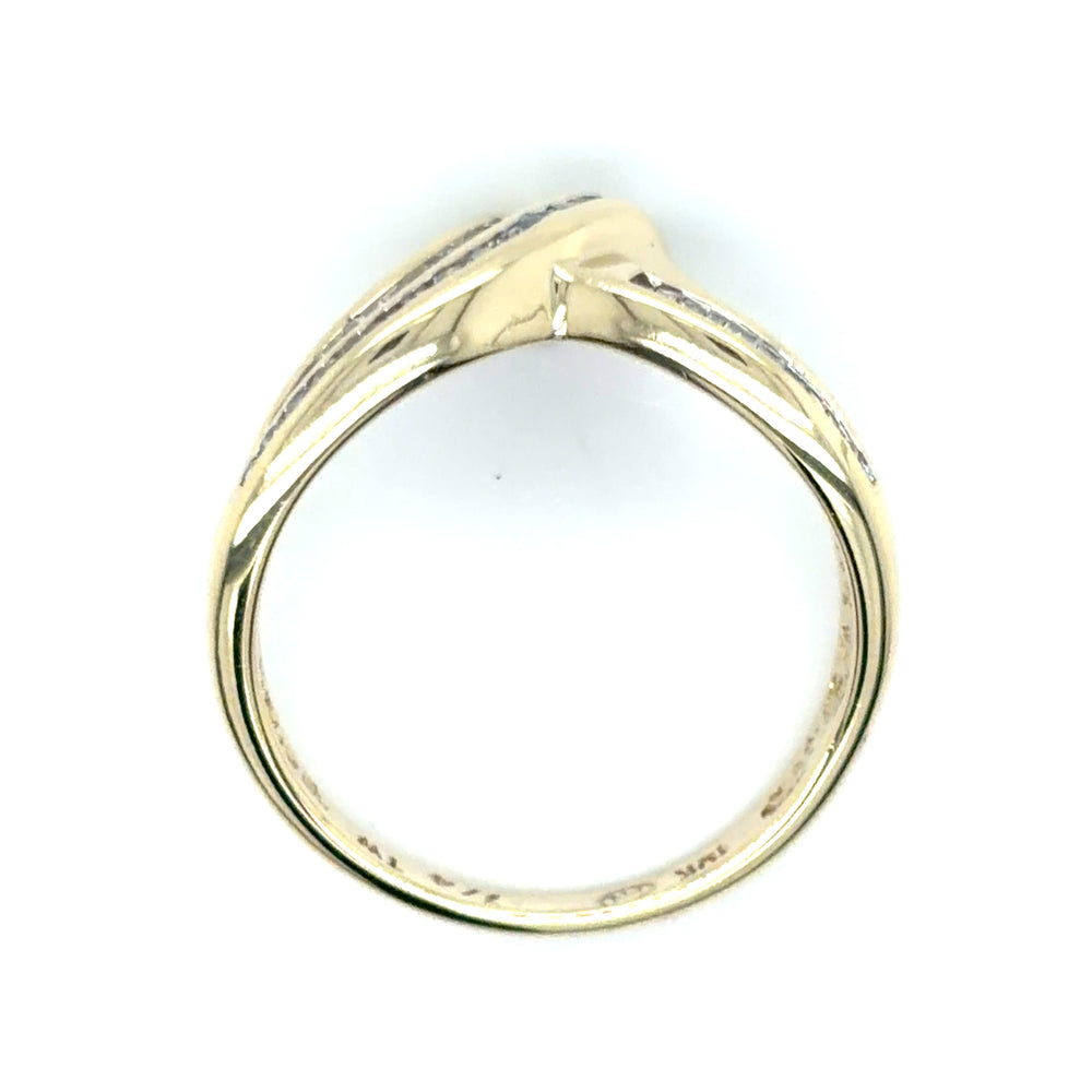 Estate Diamond V-Shaped Band