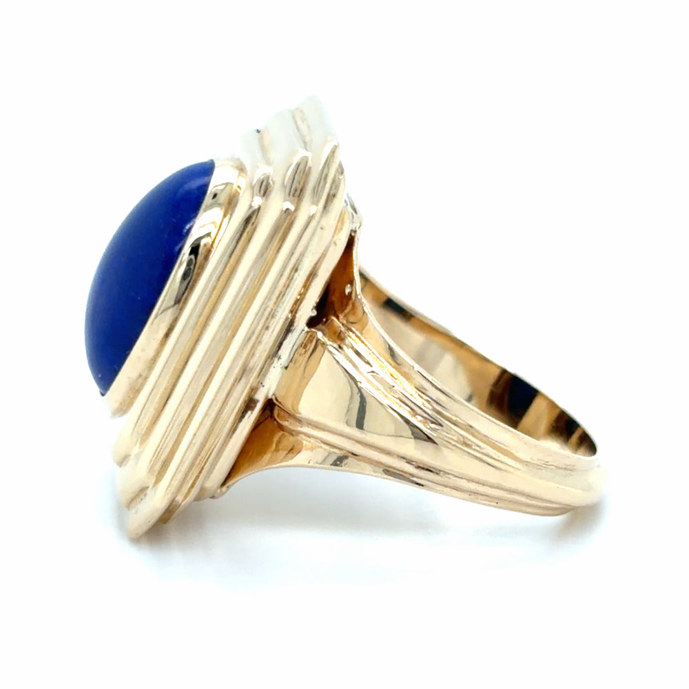 Estate Lapis Lazuli Statement Ring