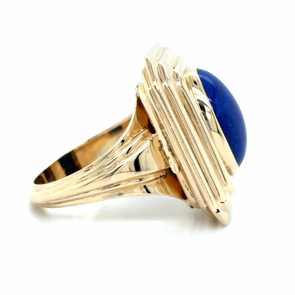 Estate Lapis Lazuli Statement Ring