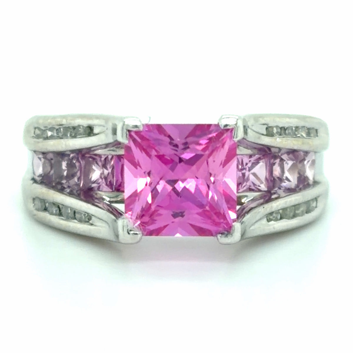 Estate Pink Topaz Ombre' Ring