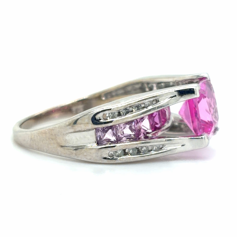 Estate Pink Topaz Ombre' Ring