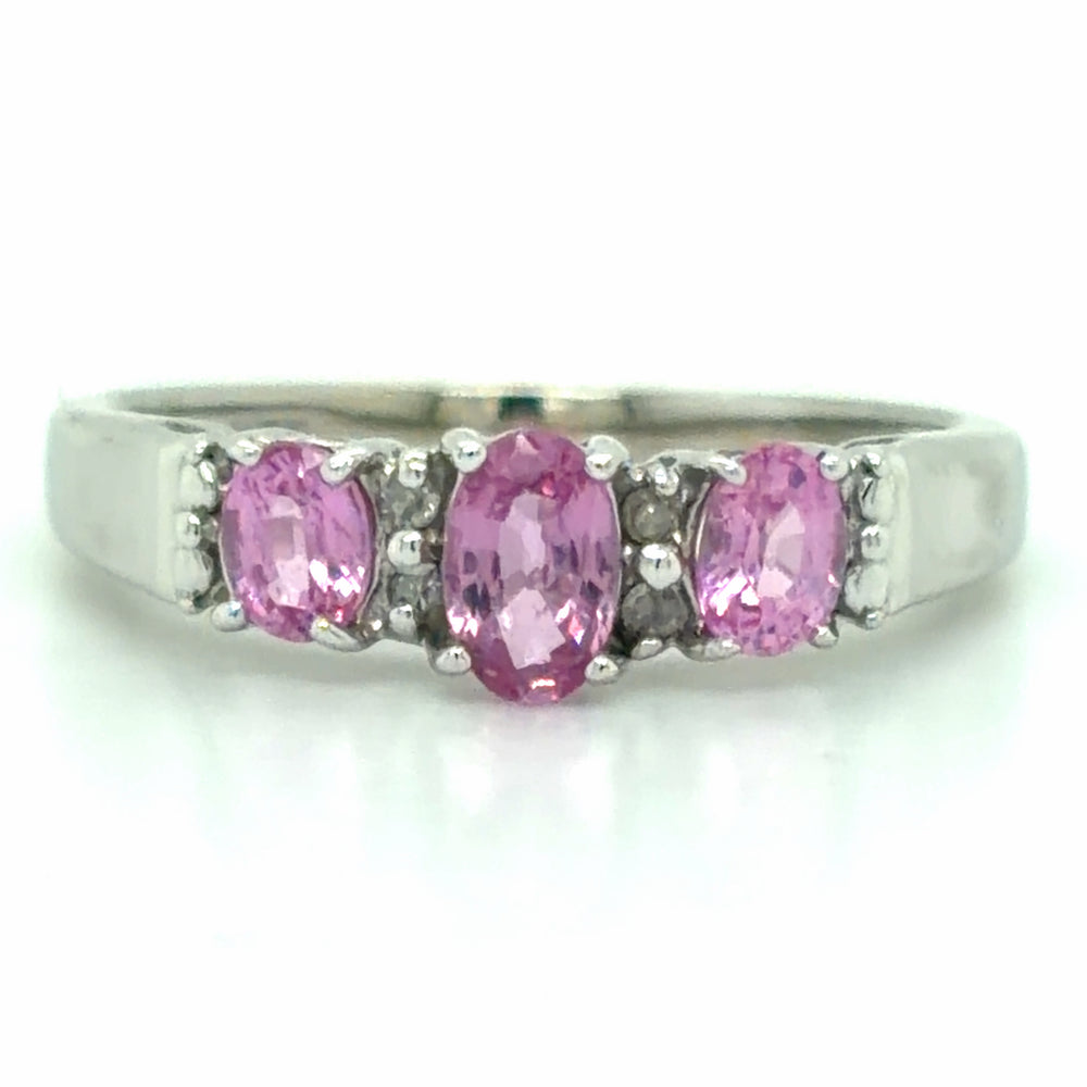 Estate Pink Sapphire Fashion Band