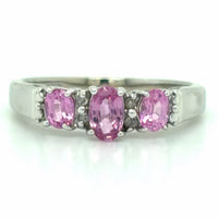 Estate Pink Sapphire Fashion Band