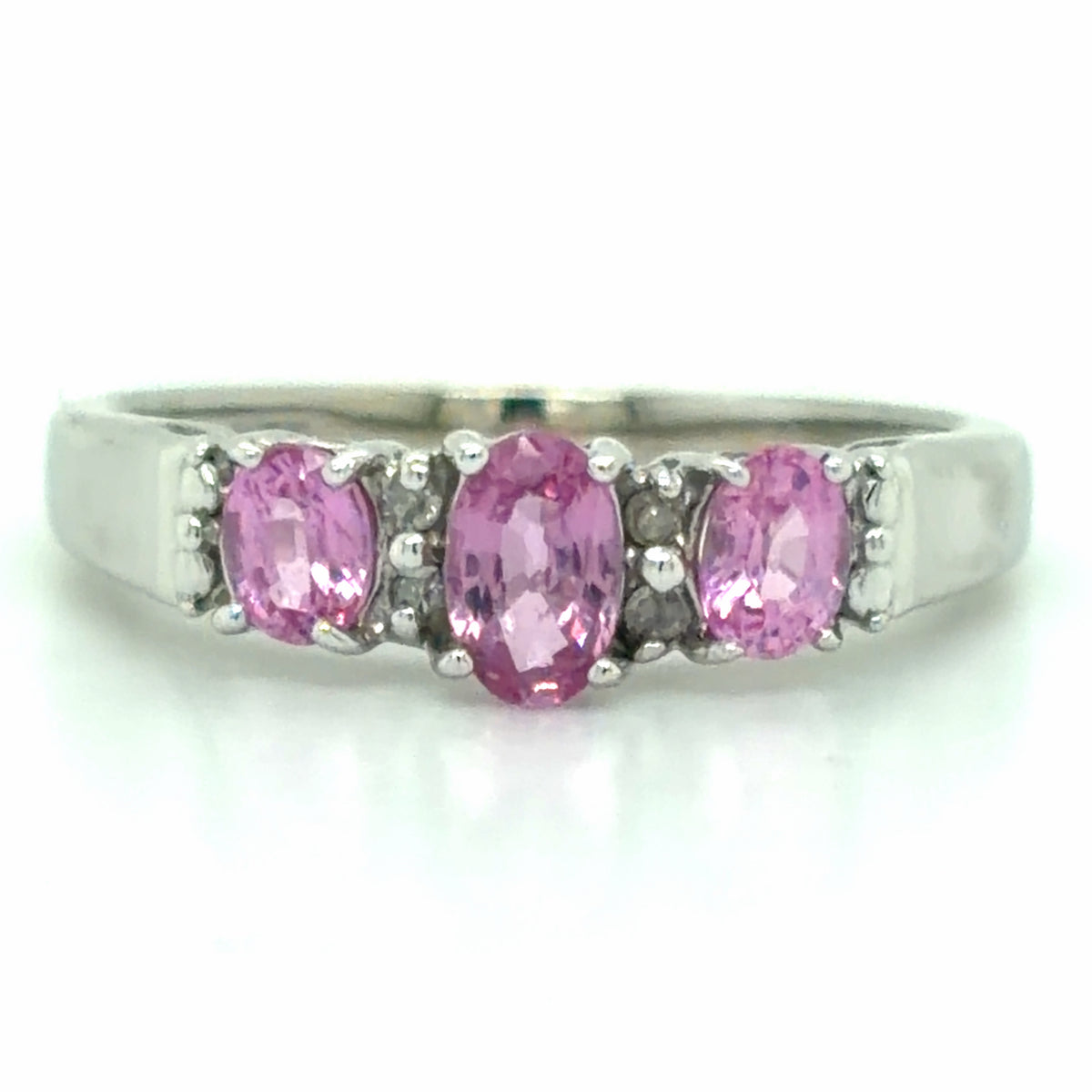 Estate Pink Sapphire Fashion Band