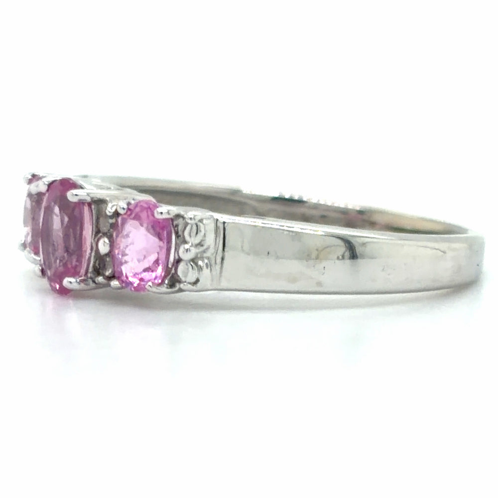 Estate Pink Sapphire Fashion Band