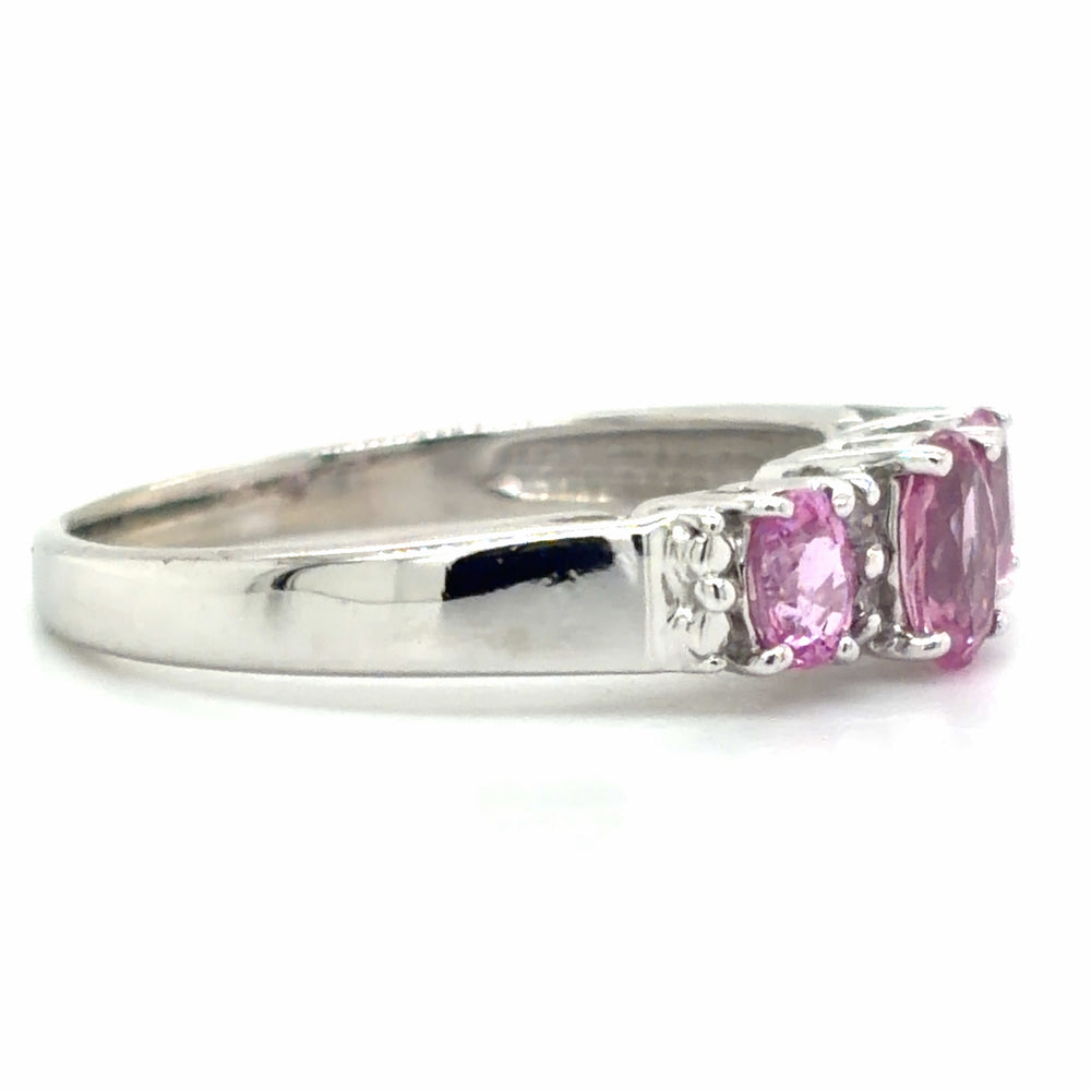 Estate Pink Sapphire Fashion Band