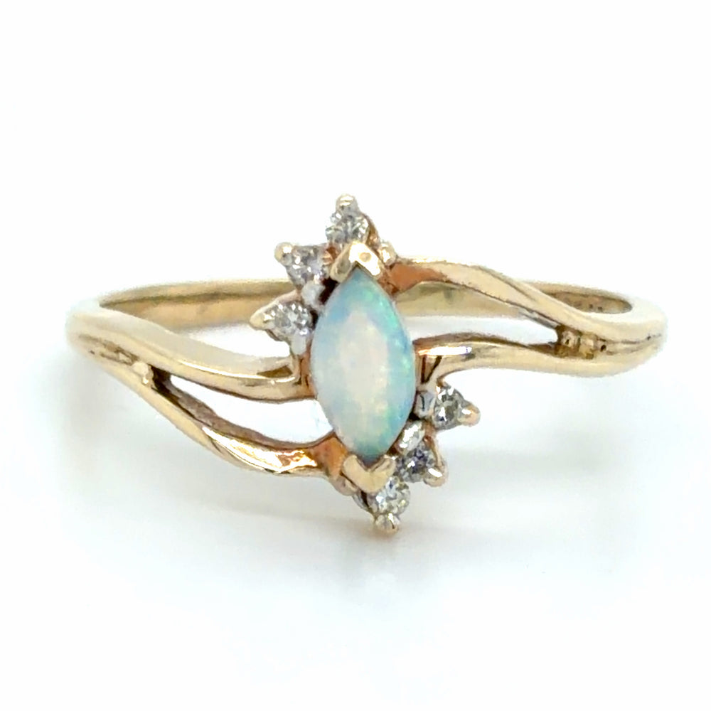 Estate Opal Bypass Ring
