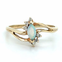 Estate Opal Bypass Ring