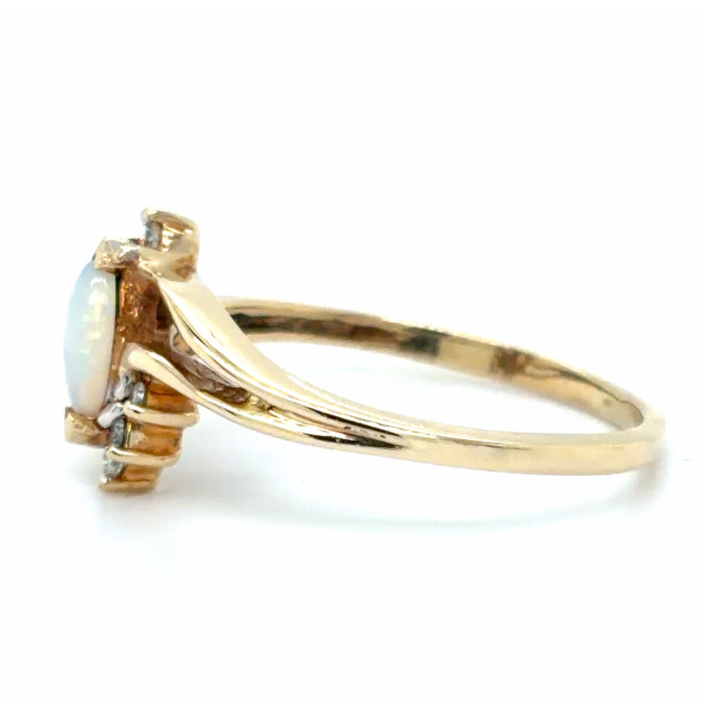 Estate Opal Bypass Ring