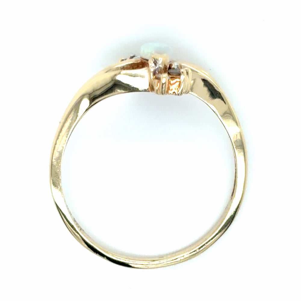 Estate Opal Bypass Ring