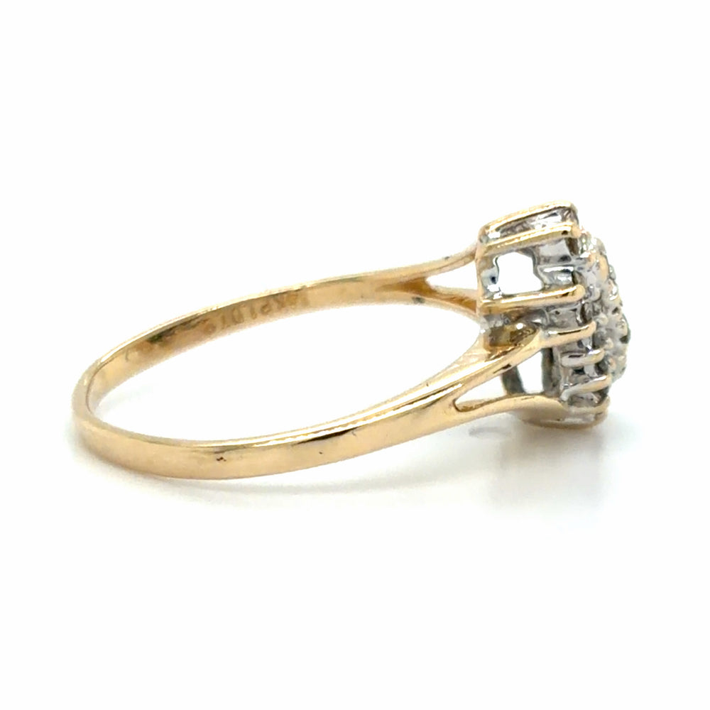Estate Diamond Waterfall Ring