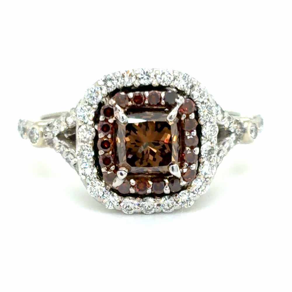 Estate Chocolate Diamond Fashion Ring