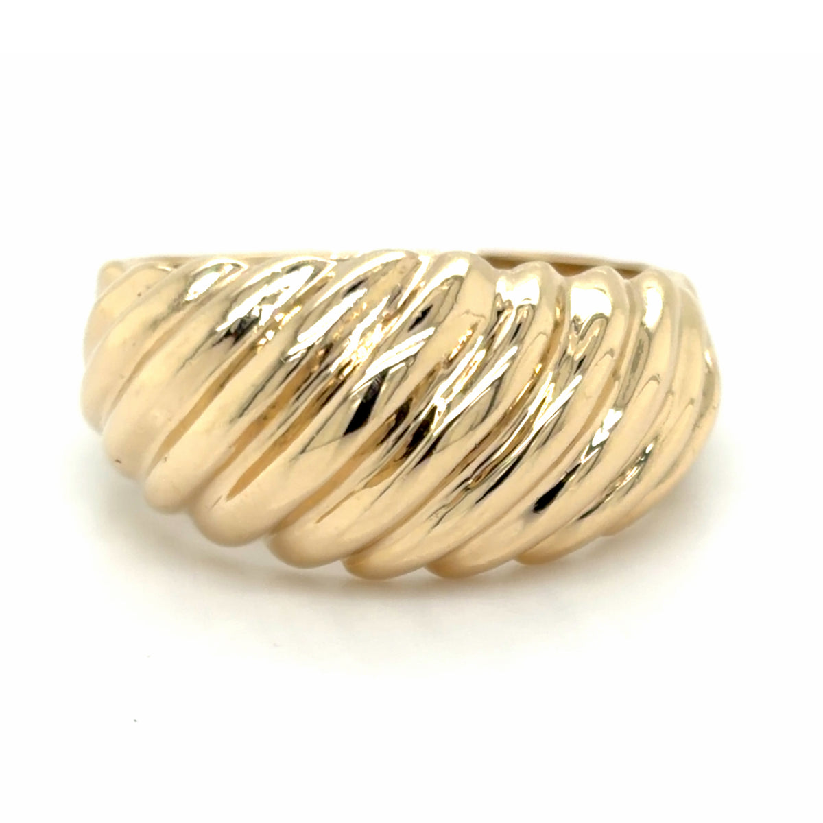 Estate Polished Shrimp Ring