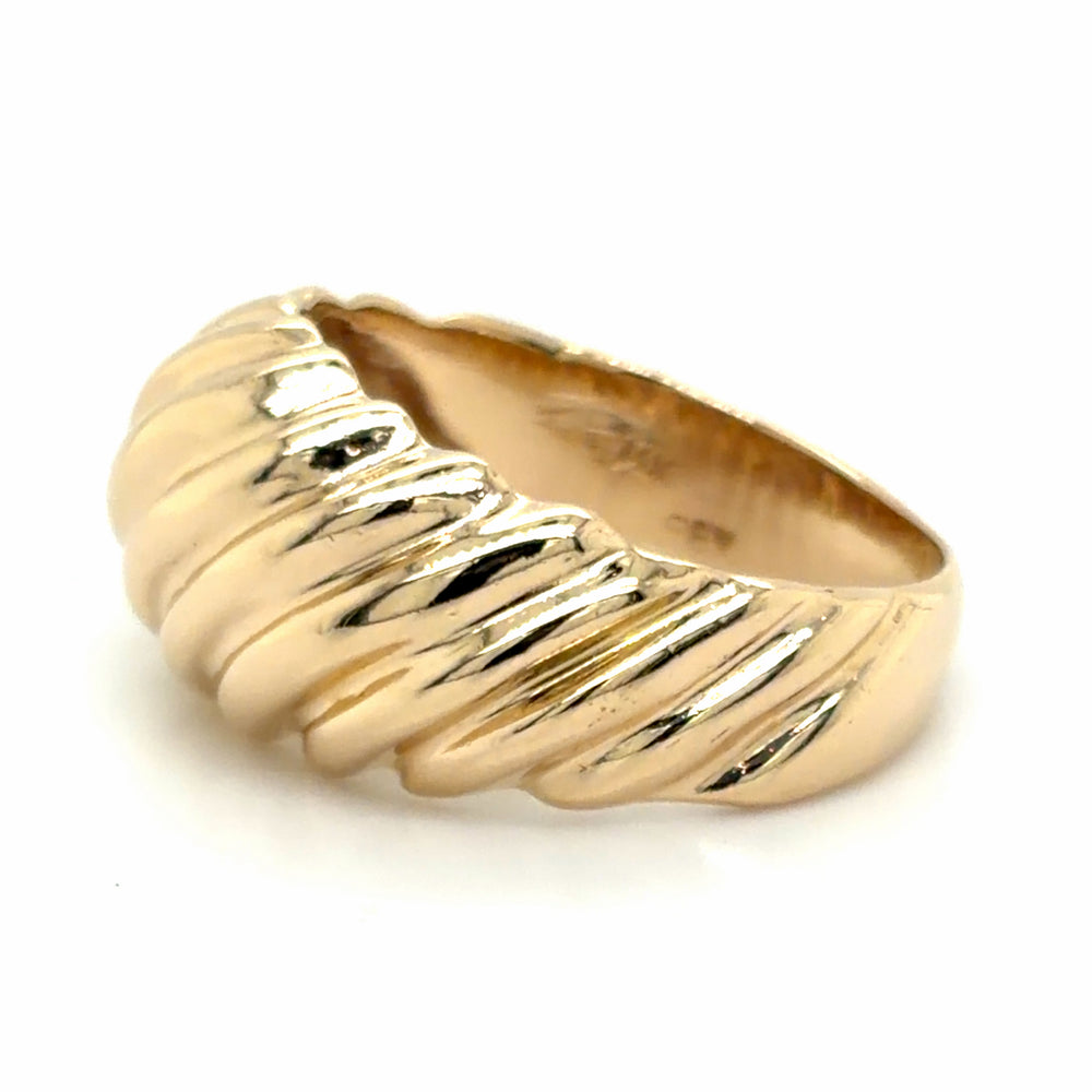 Estate Polished Shrimp Ring