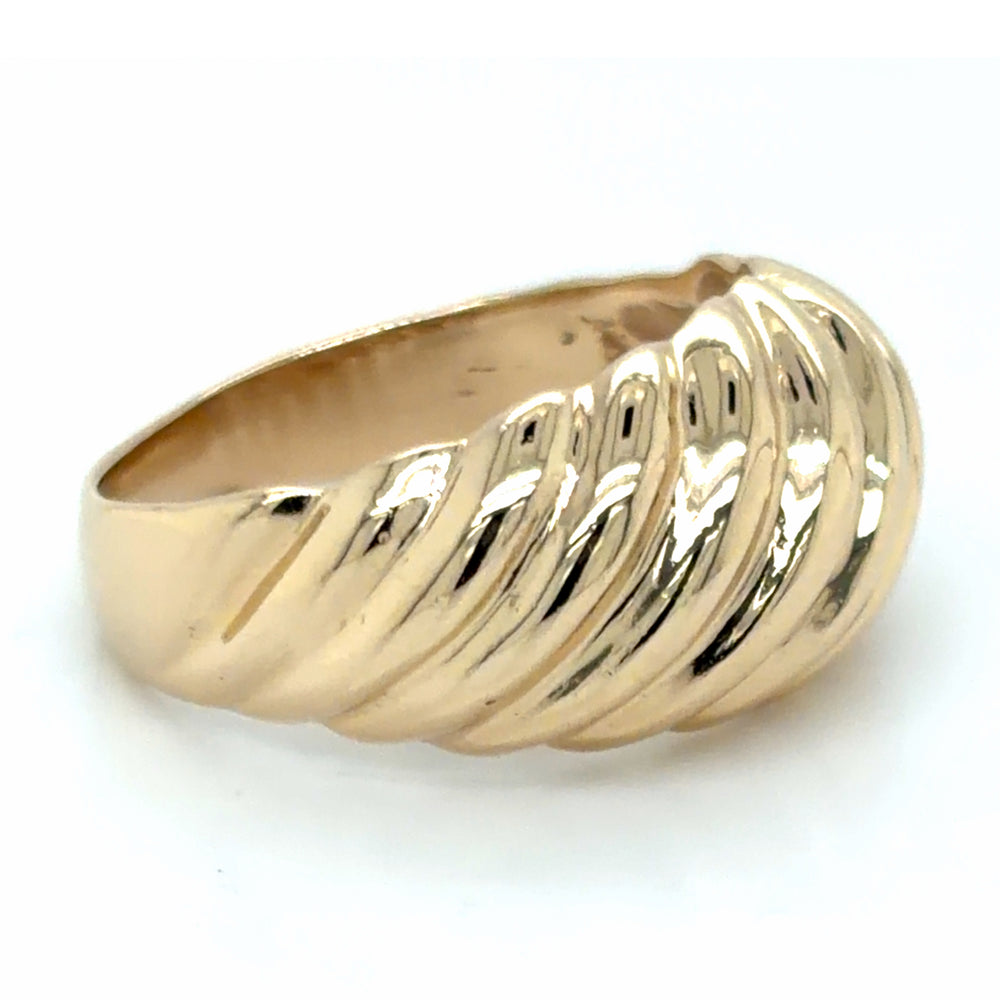 Estate Polished Shrimp Ring