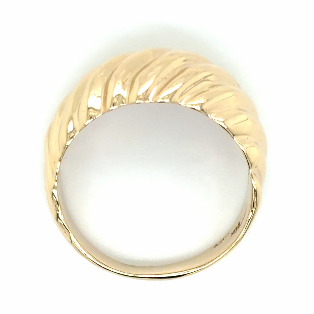 Estate Polished Shrimp Ring