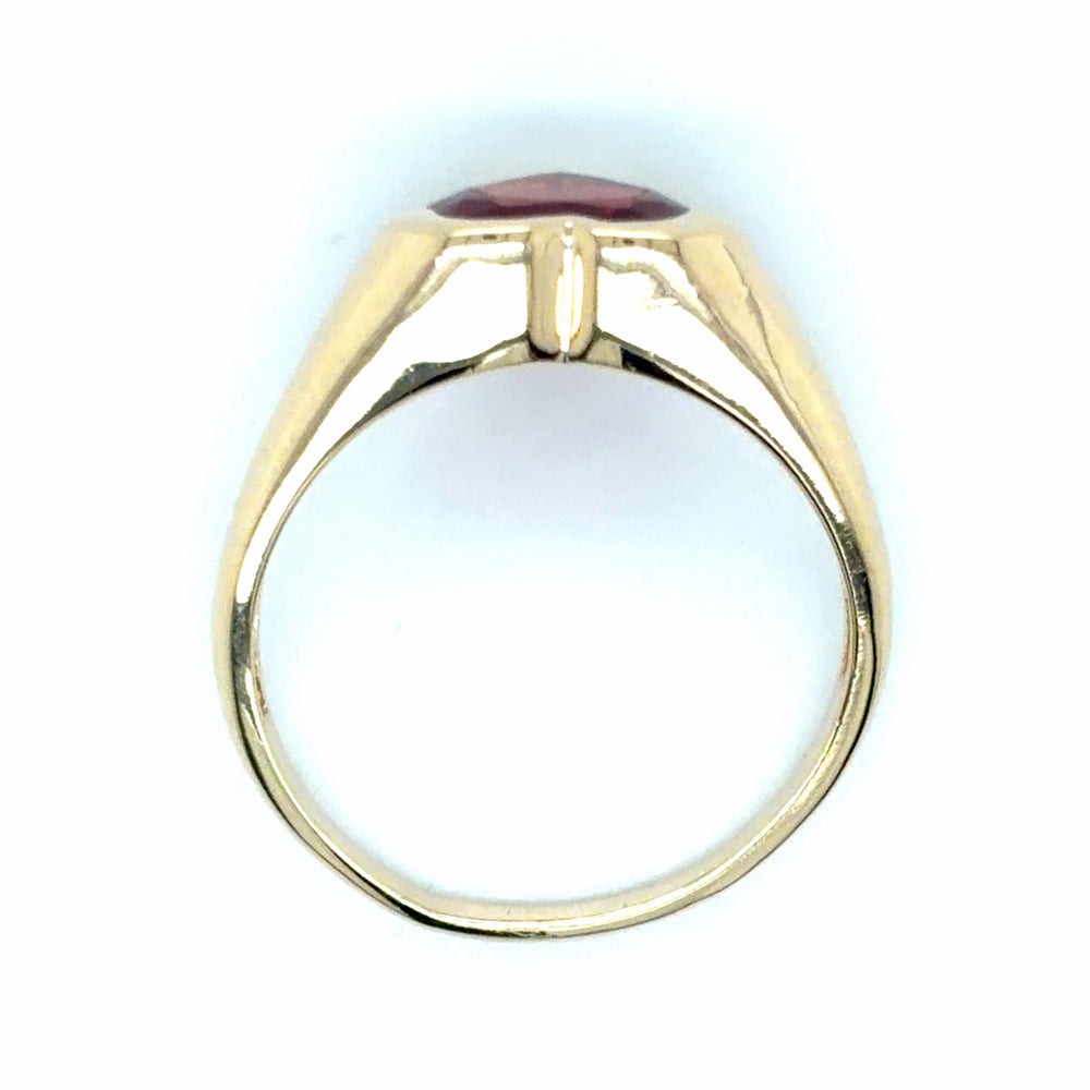 Estate Heart Shaped Garnet Ring