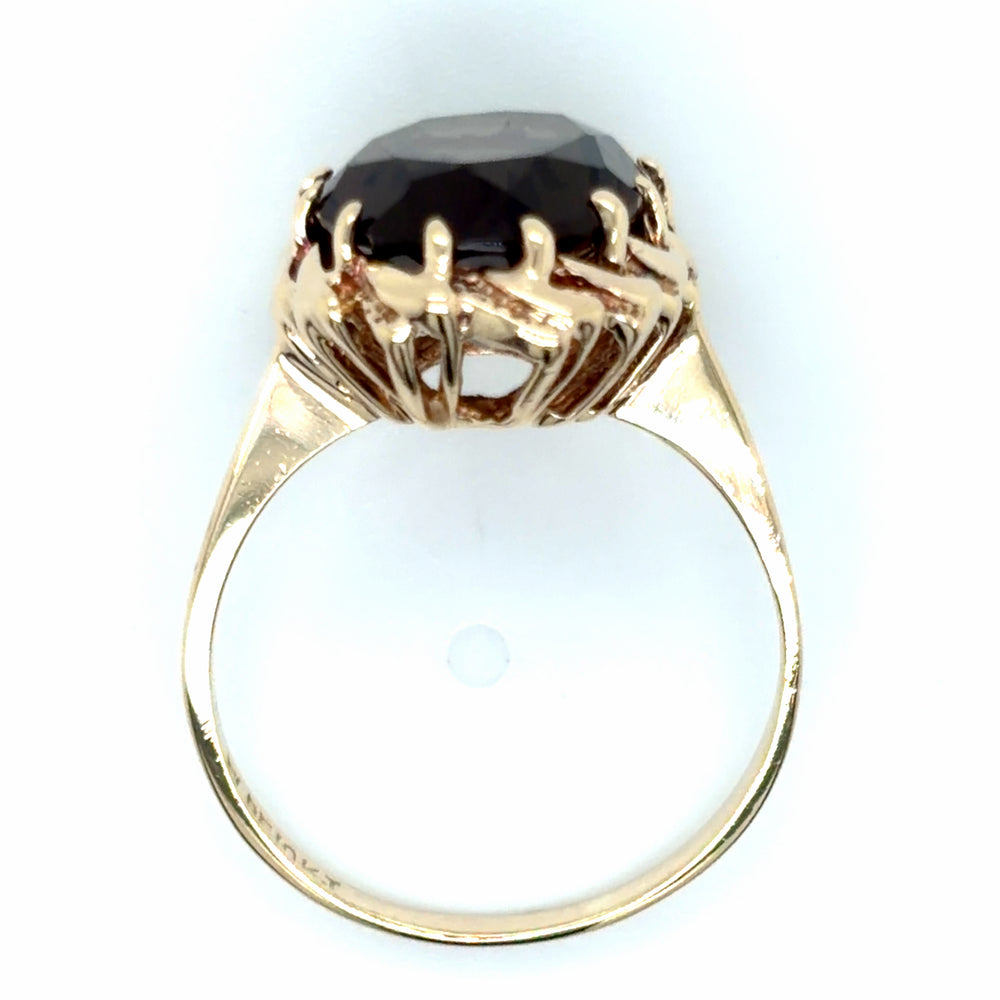 Estate Smokey Quartz Statement Ring