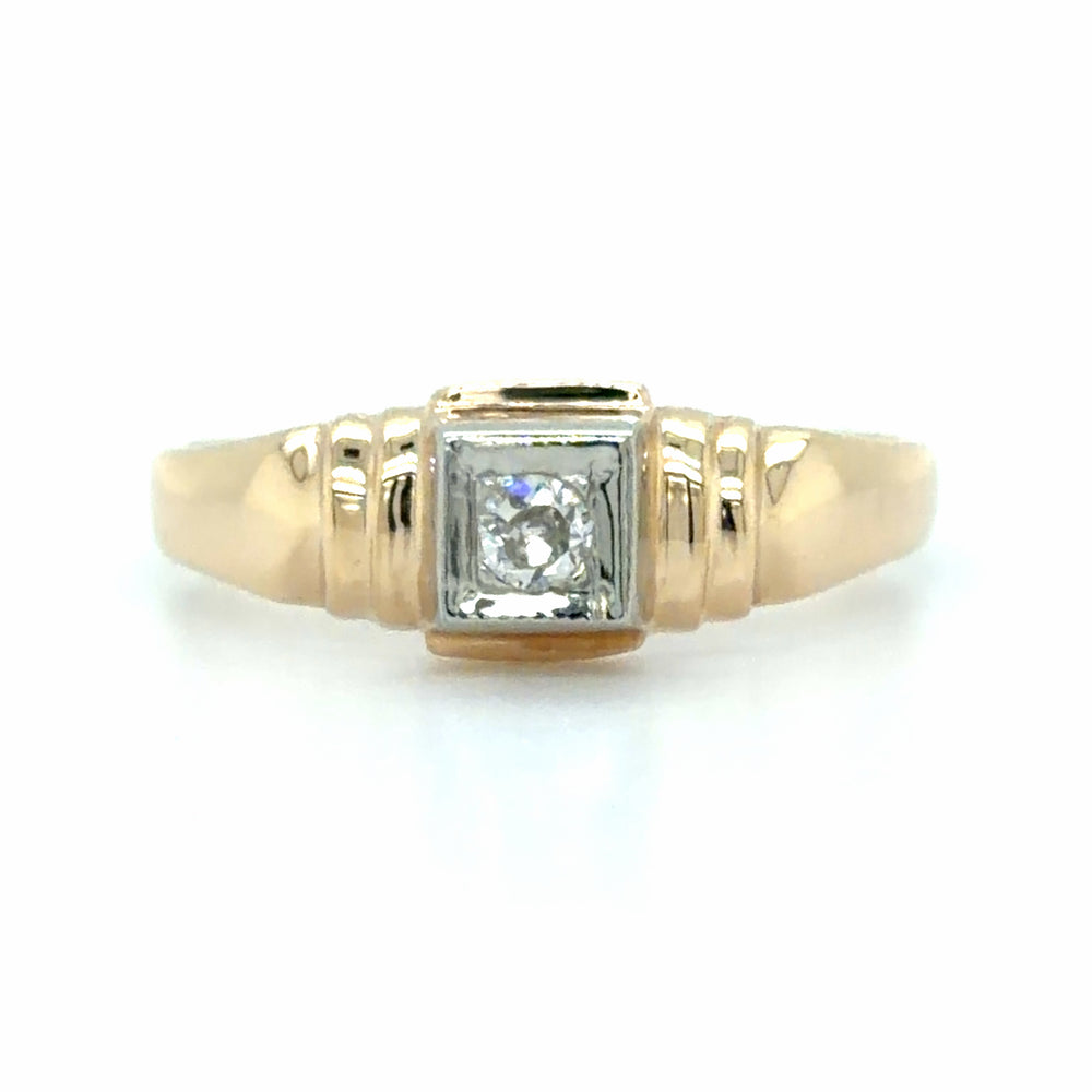 Estate Dainty Vintage Style Signet Ring