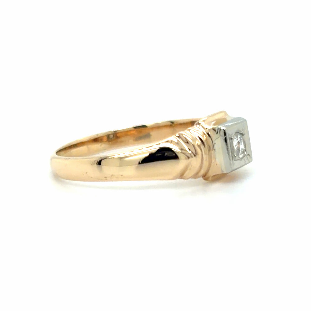 Estate Dainty Vintage Style Signet Ring