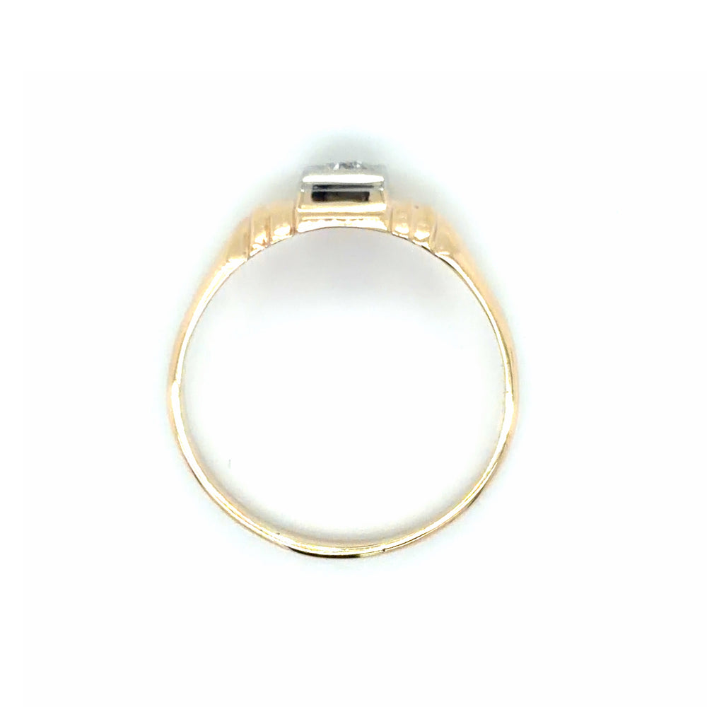 Estate Dainty Vintage Style Signet Ring