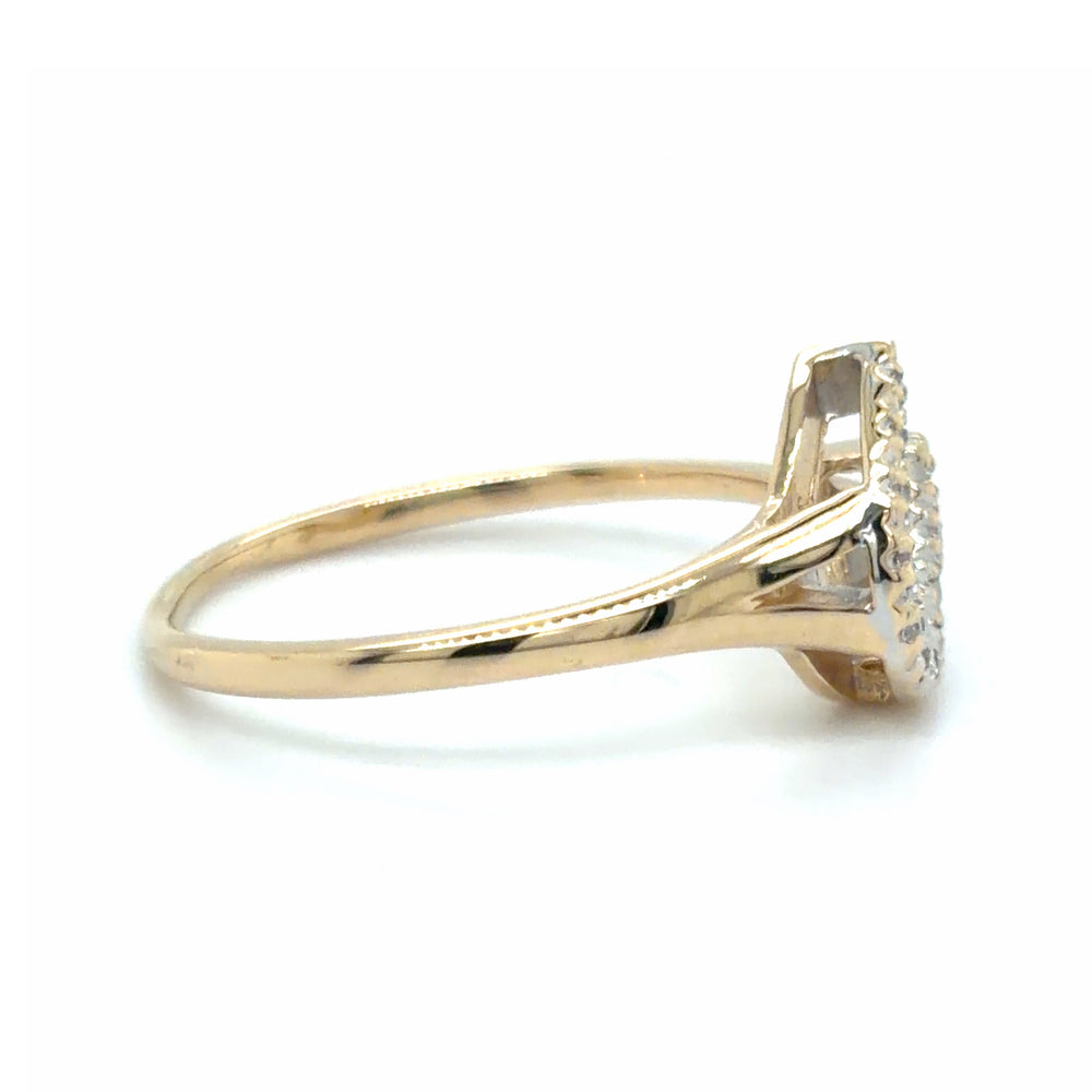 Estate Diamond Horseshoe Ring