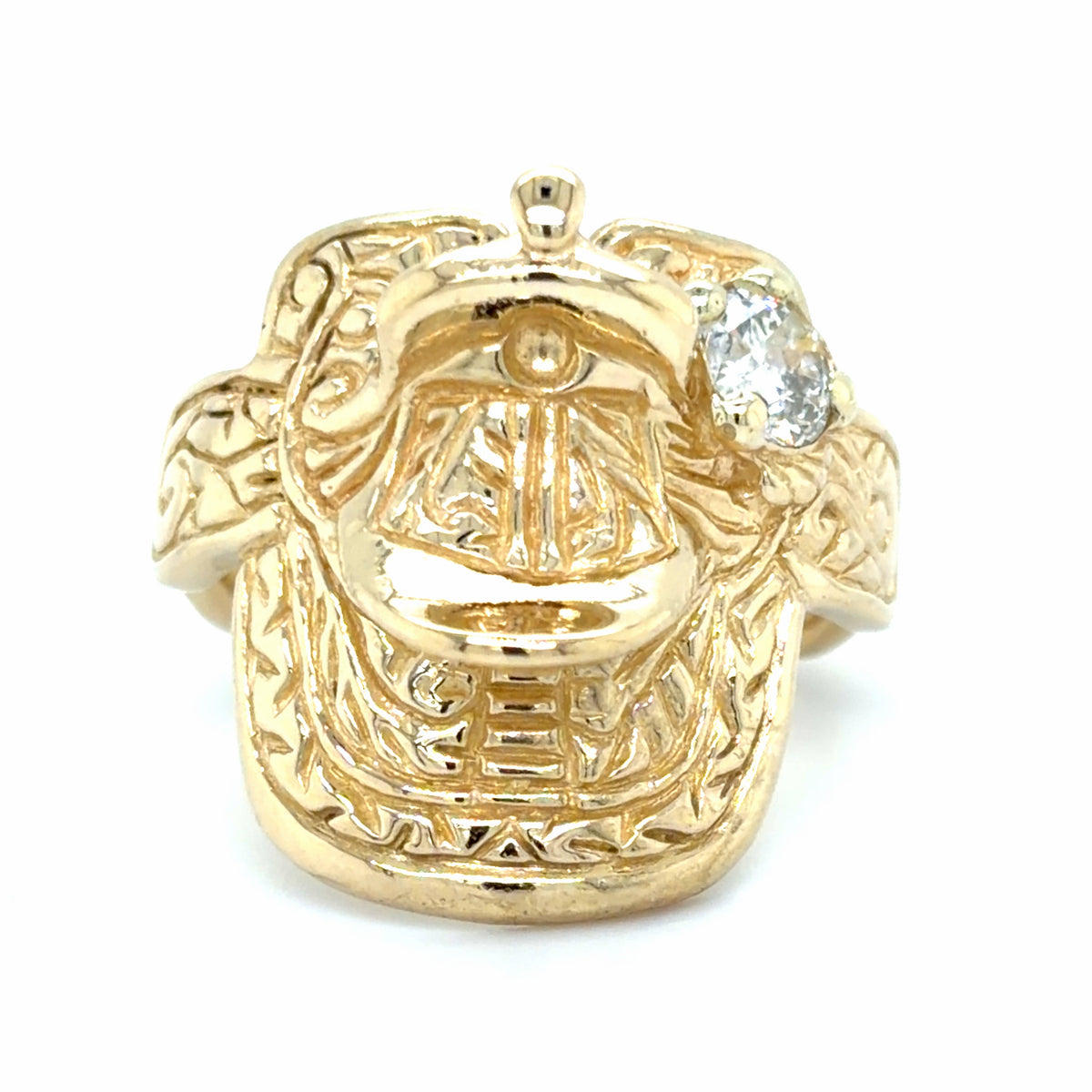 Estate 0.50ct Diamond Saddle Ring