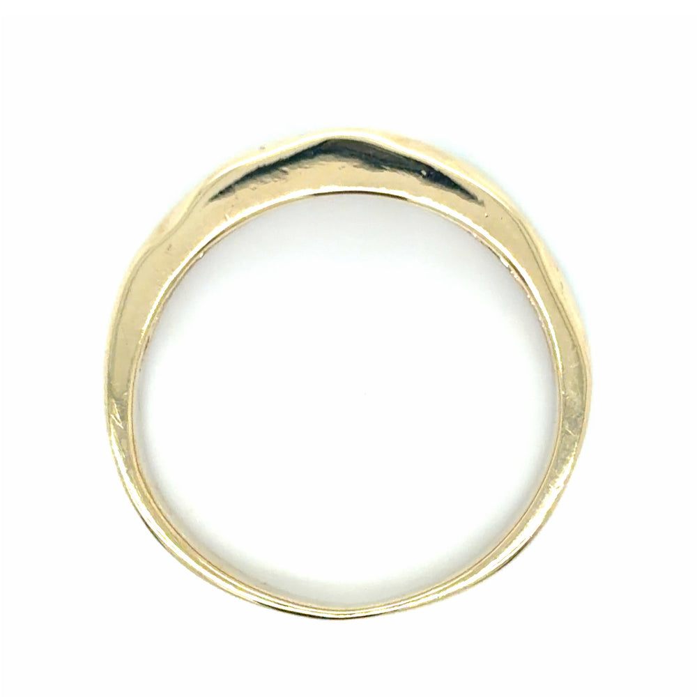 Estate Diamond Textured Band