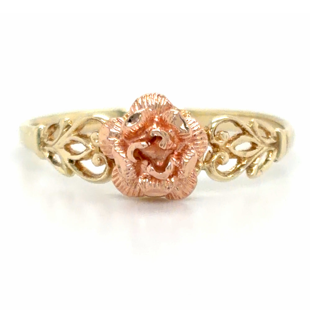 Estate Textured Rose Ring
