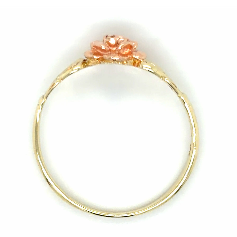 Estate Textured Rose Ring