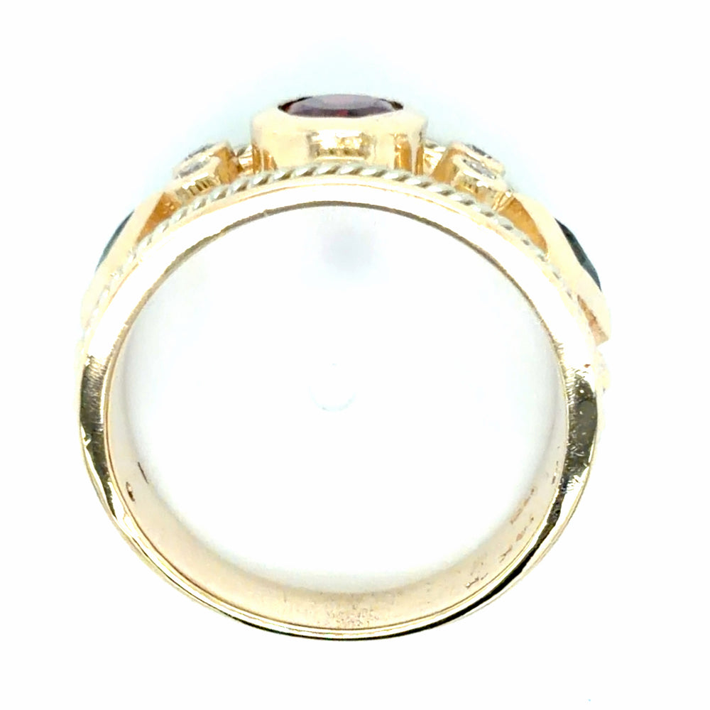 Estate Byzantine Style Fashion Ring