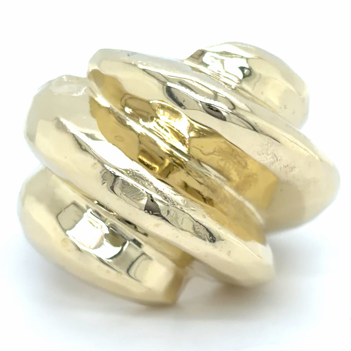 Estate Hammered Statement Ring