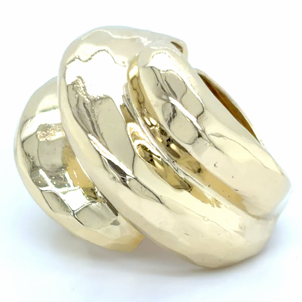 Estate Hammered Statement Ring