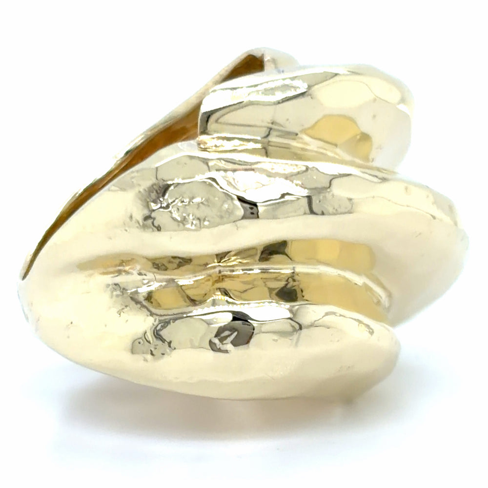 Estate Hammered Statement Ring