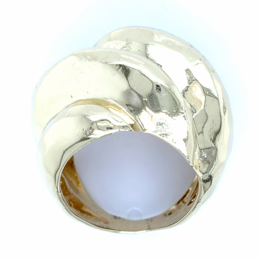 Estate Hammered Statement Ring