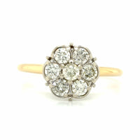Estate 0.63cttw Diamond Cluster Ring