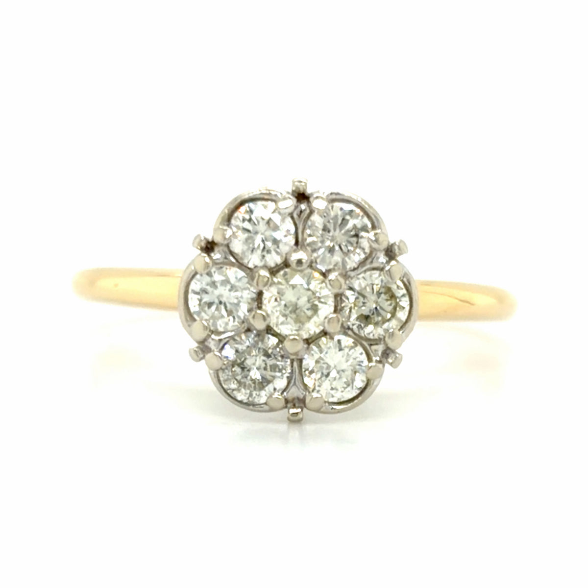 Estate 0.63cttw Diamond Cluster Ring