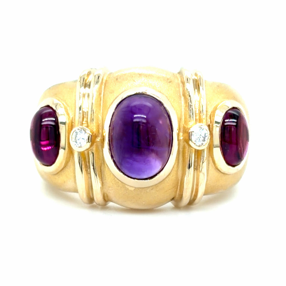Estate Etruscan Style Fashion Ring