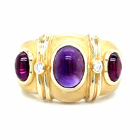 Estate Etruscan Style Fashion Ring