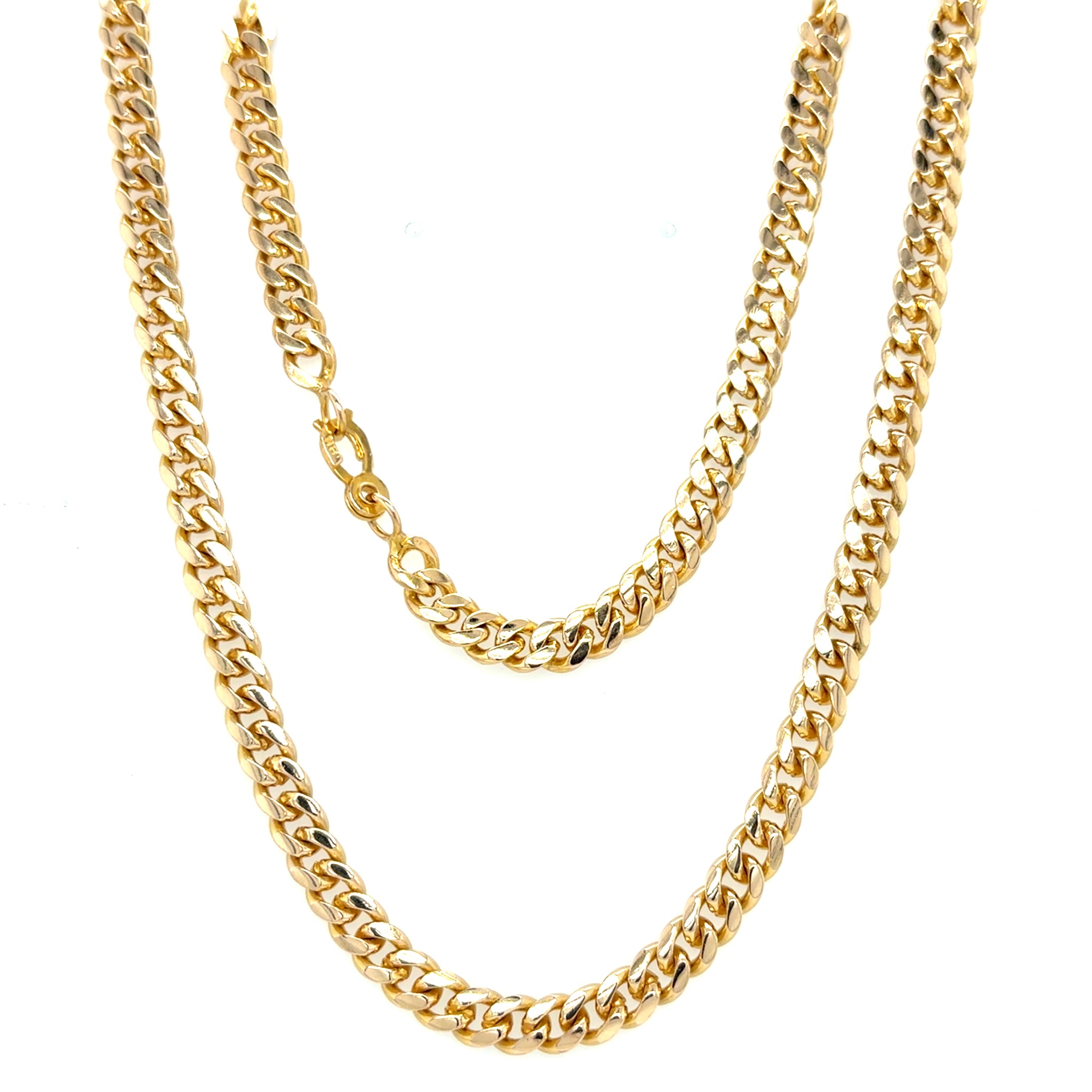 Estate 24" Miami Cuban Chain in 18K Gold